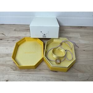 Swarovski Dulcis Choker Necklace Cushion cut, Rose gold tone-5622377 BAD BOX